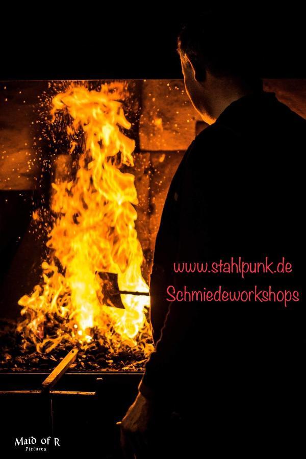 Hof Vierzehnender Im Hohen Venn - 70Qm Fachwerk-Studio - Grosses Wohn-Schlafzimmer Mit Dachterrasse Und Kaminofen - Separate Kueche - Perfekt Fuer Paare - Monschau - Eifel - Hunde Willkommen - Islandpferde المظهر الخارجي الصورة