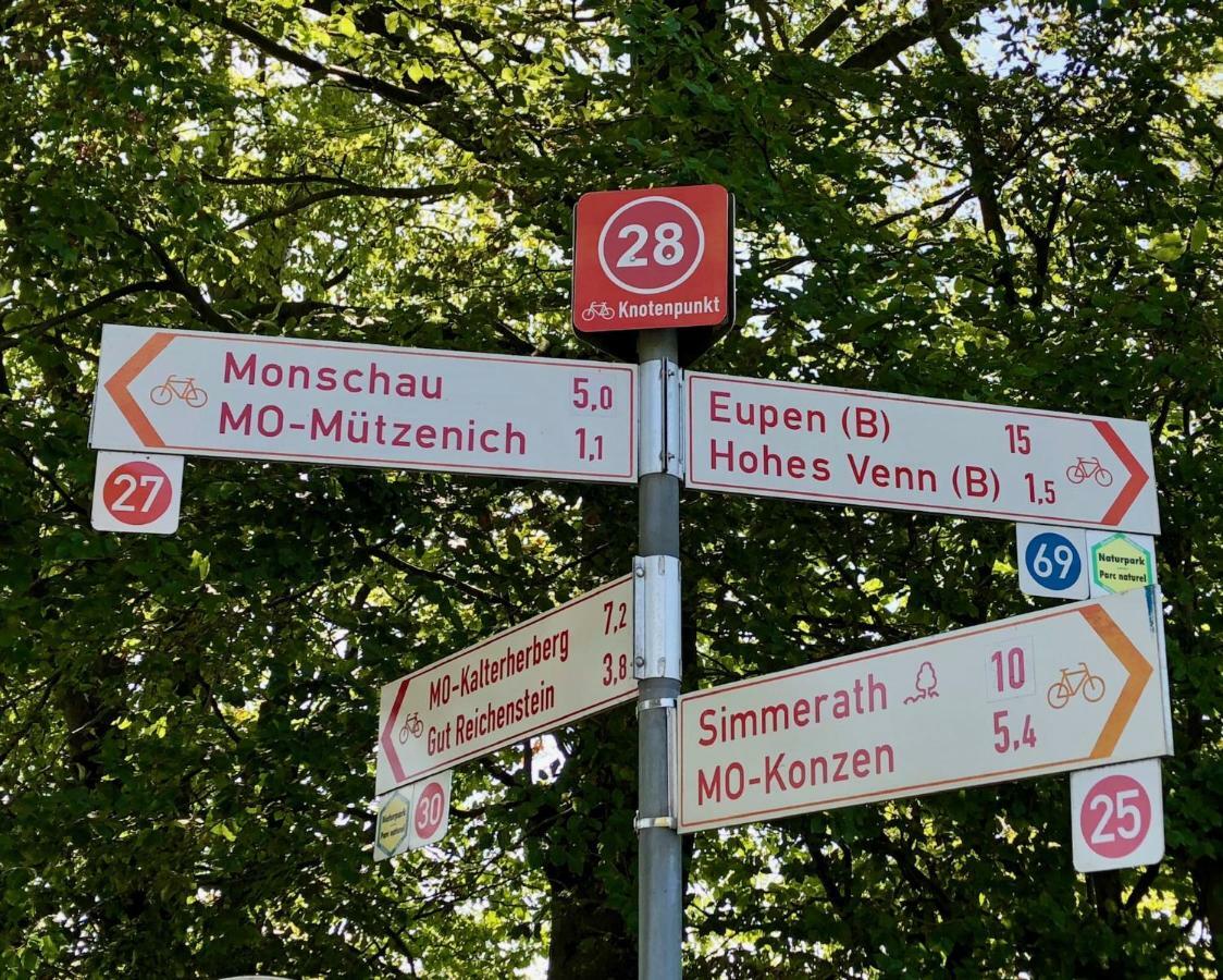 Hof Vierzehnender Im Hohen Venn - 70Qm Fachwerk-Studio - Grosses Wohn-Schlafzimmer Mit Dachterrasse Und Kaminofen - Separate Kueche - Perfekt Fuer Paare - Monschau - Eifel - Hunde Willkommen - Islandpferde المظهر الخارجي الصورة